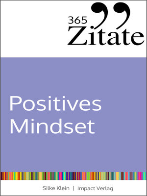 cover image of 365 Zitate für ein positives Mindset